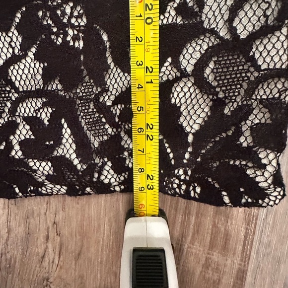 Rampage Y2K Blouse Unconventional Lace Sheer Top Gold Zip Sz M Whimsigoth Fairy - Picture 6 of 6